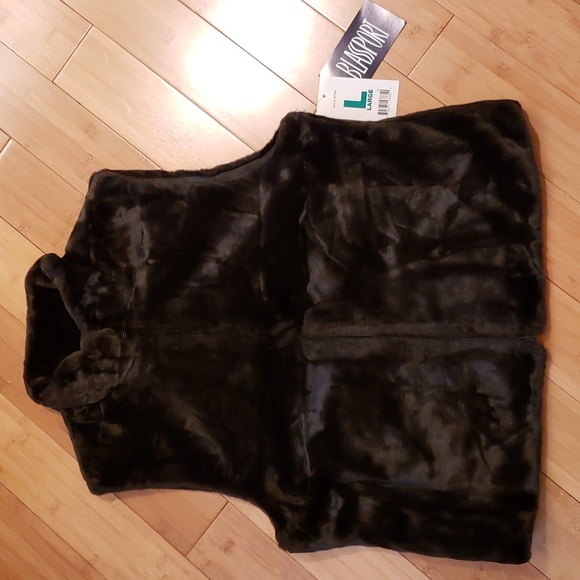 Reversible faux vest with pockets - Picture 1 of 13